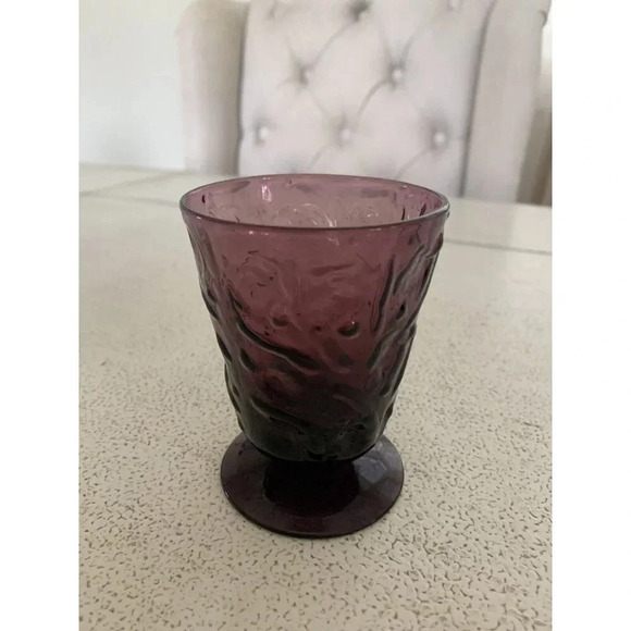 Vintage Bryce El Rancho Juice Glass Amethyst - Picture 4 of 5